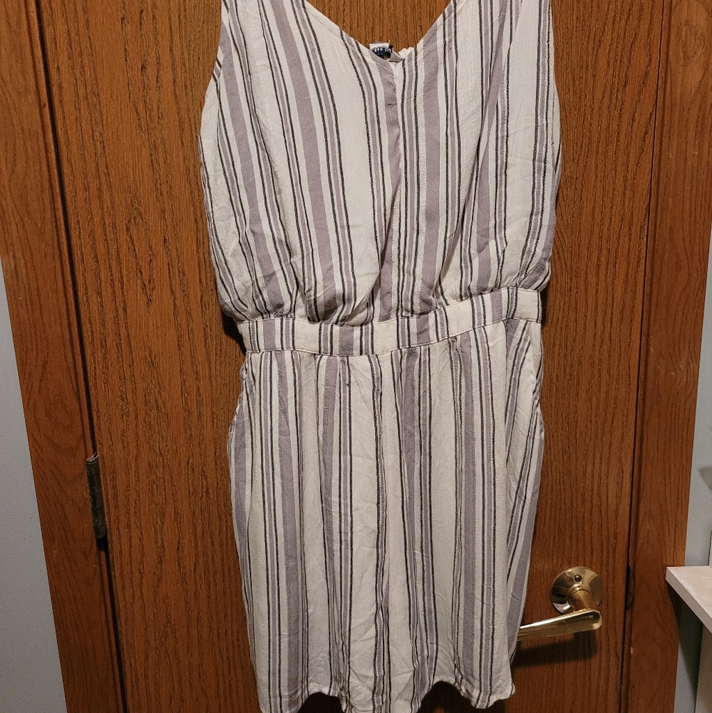 American Eagle- short jumpsuit with spaghetti straps